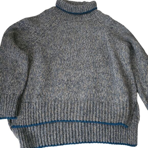 Vanessa Bruno Oversized Alpaca Wool Sweater S Gray Italy Minimalist Luxury Cozy - Picture 8 of 8